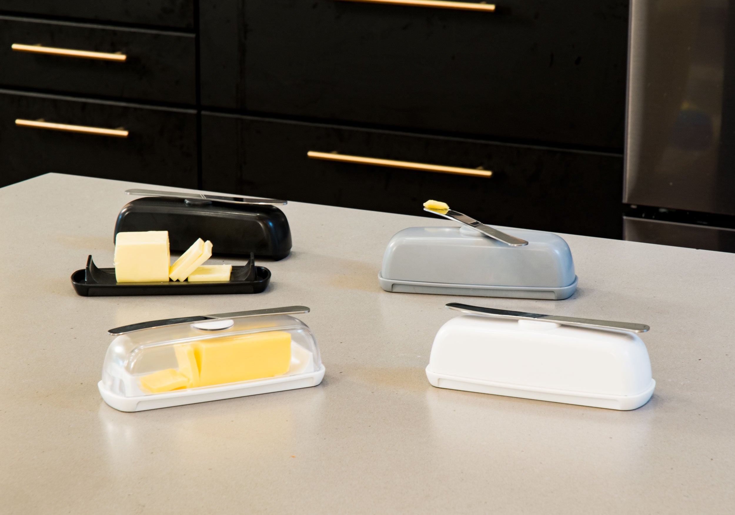 Four colors Butter Hub butter dish